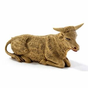 Fontanini Nativity Replacement Bull Cow Figure Laying Down Italy 3”